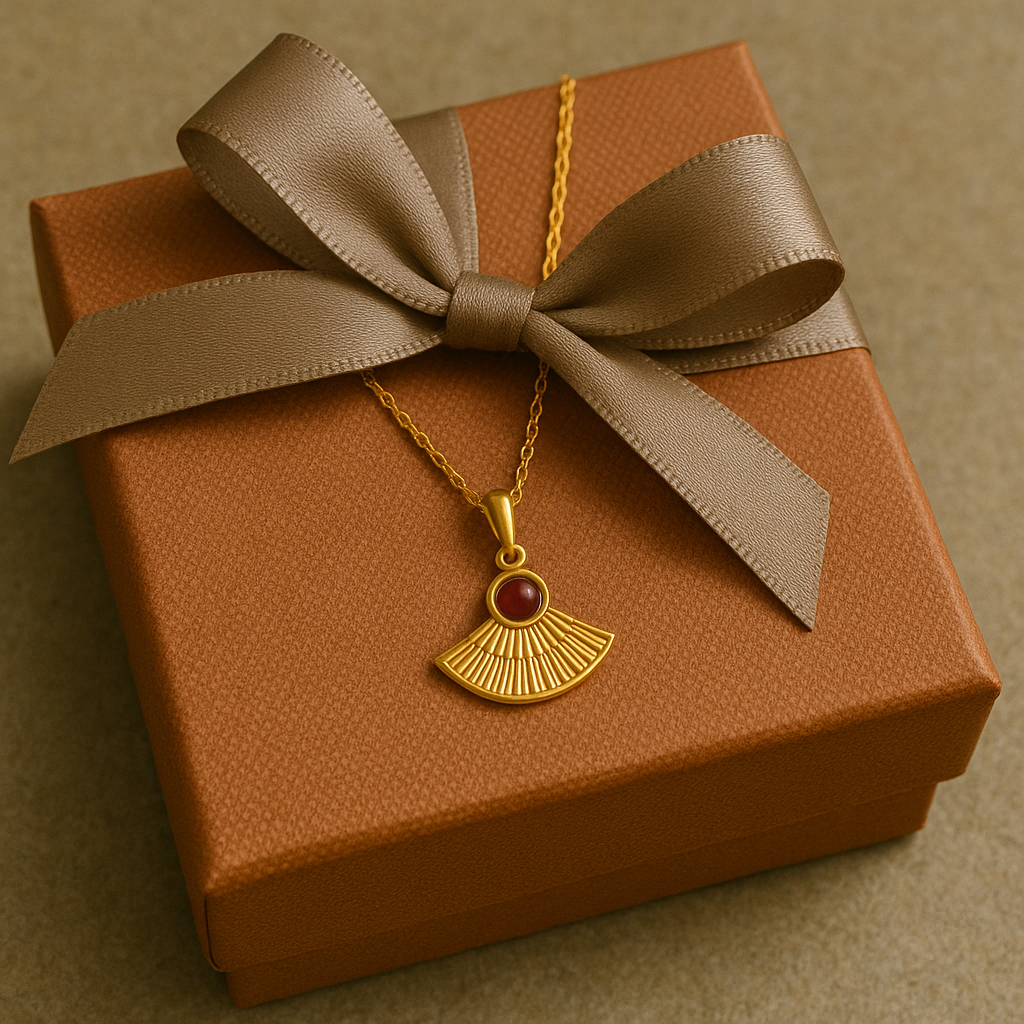 925 Ayar Gümüş Yelpaze Kolye