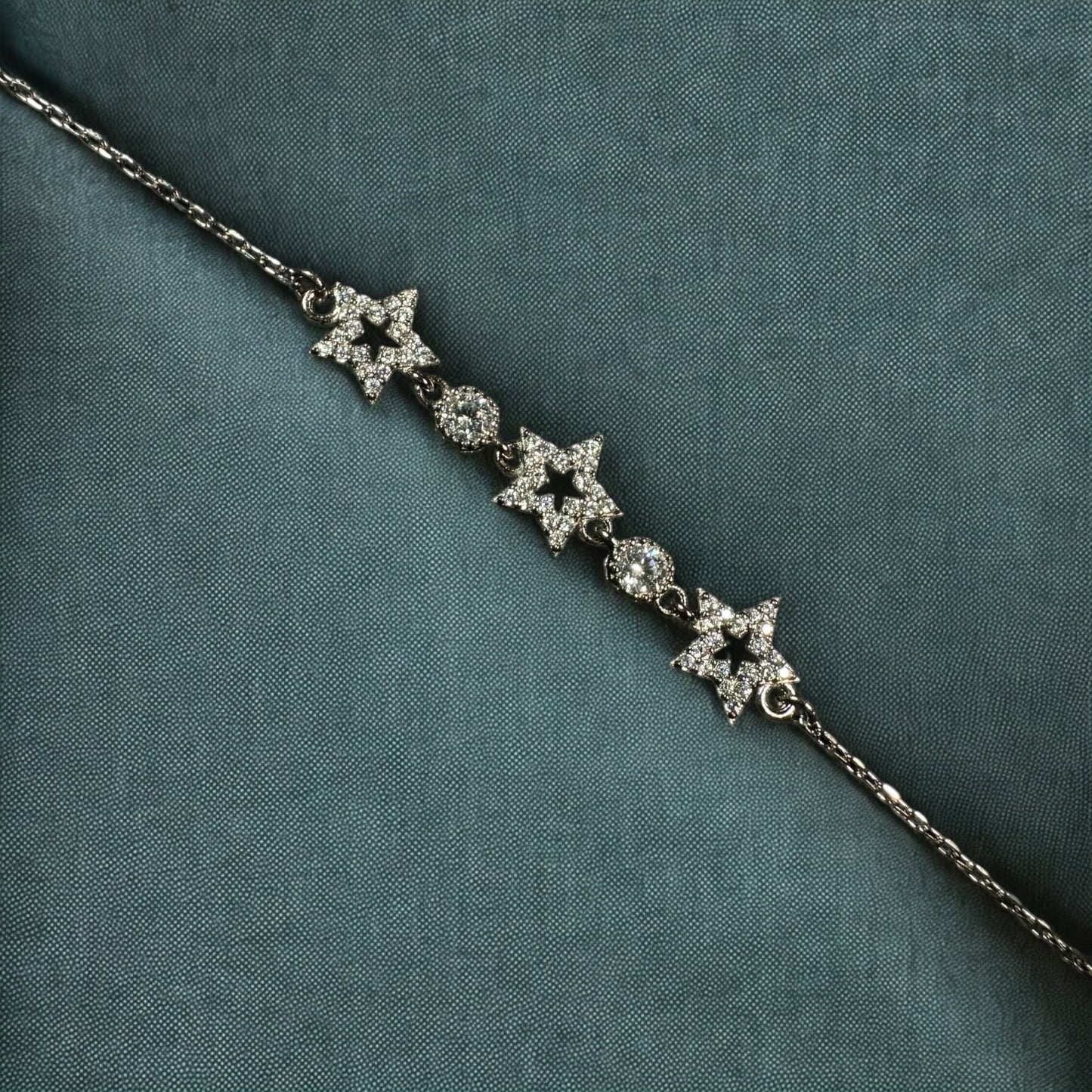 925 Ayar Gümüş Yıldız Bileklik
