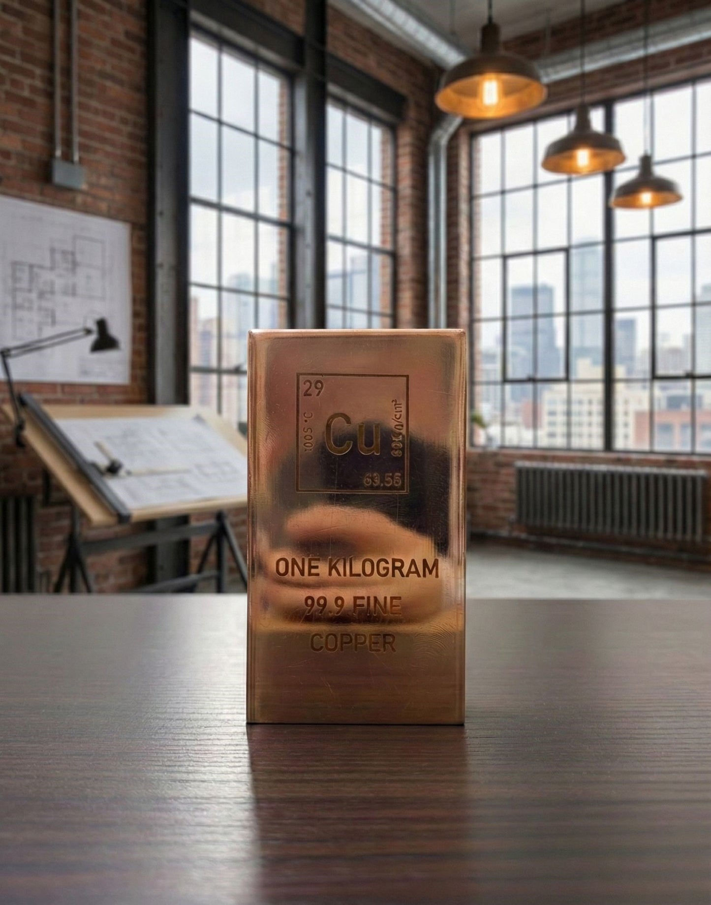 1 Kilogram 99.9 Saf Bakır Külçe